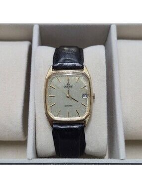 Lorus Quartz Gold Tone Date Just Watch